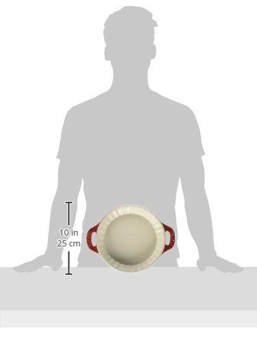 STAUB STAUB Ceramics Bakeware-Pie-Pans Dish, 9-inch, Cherry