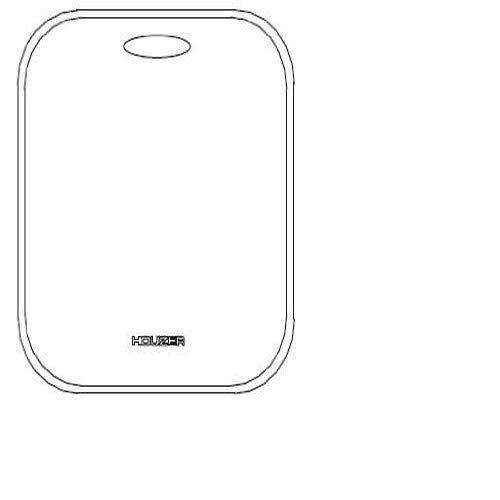 HOUZER Houzer CB-3100 Endura Hardwood 15-Inch by 16.75 Inch Cutting Board