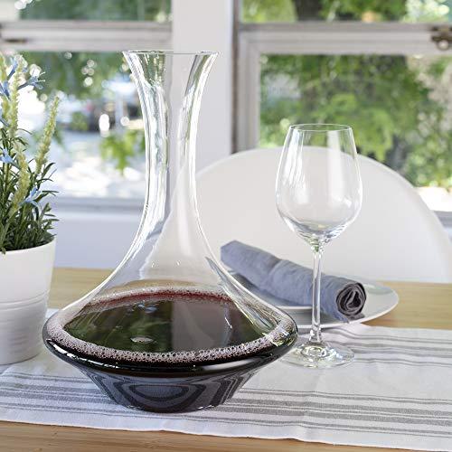 Spiegelau Spiegelau Authentis Decanter Set of 1 - European-Made Crystal, Modern Wine Decanter for Red or White, Dishwasher Safe, Professional Quality Wine Gift - 1.5 L/55.0 oz