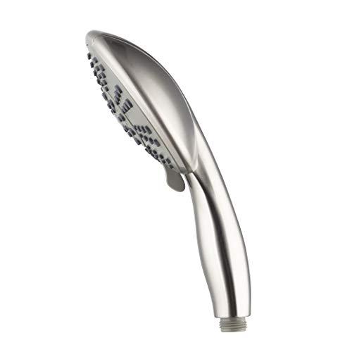 Ana Bath Ana Bath High Pressure 5 Inch 5-Spray Setting Handheld Shower Head, Spot Resist Brushed Nickel