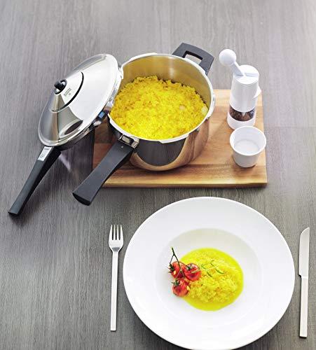 KUHN RIKON Kuhn Rikon Adjustable Ratchet Grinder with Ceramic Mechanism for Salt, Pepper and Spices, 8.5 x 2.25 inches, Black