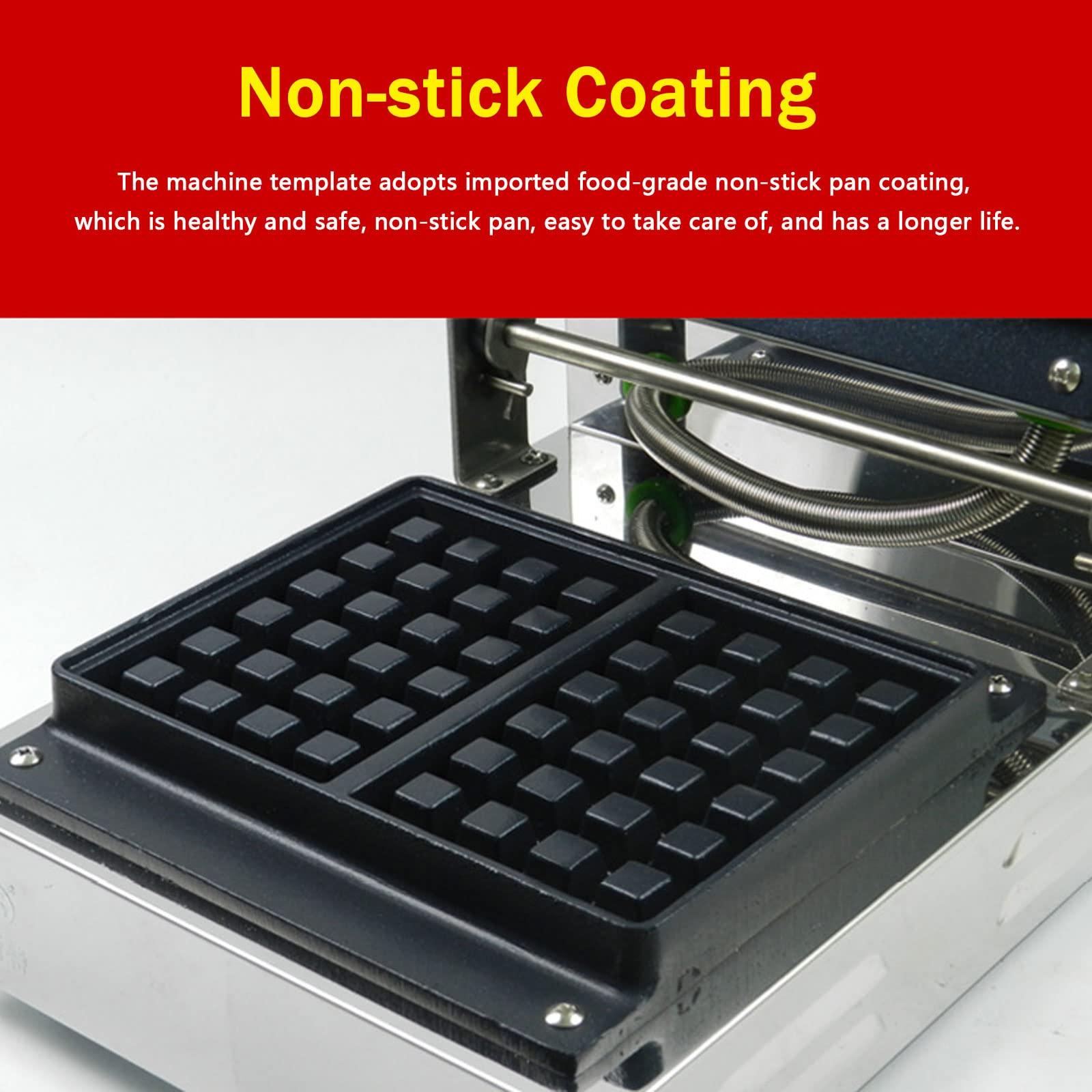 0 Outdoor Belgian Waffle Maker 1200W, Non Stick Cooking Plates Waffle Iron Machine with Adjustable Temperature Control, Deep Fill Large Belgian Waffles, Indicator Lights, Compact Design, Electric,4 Slice