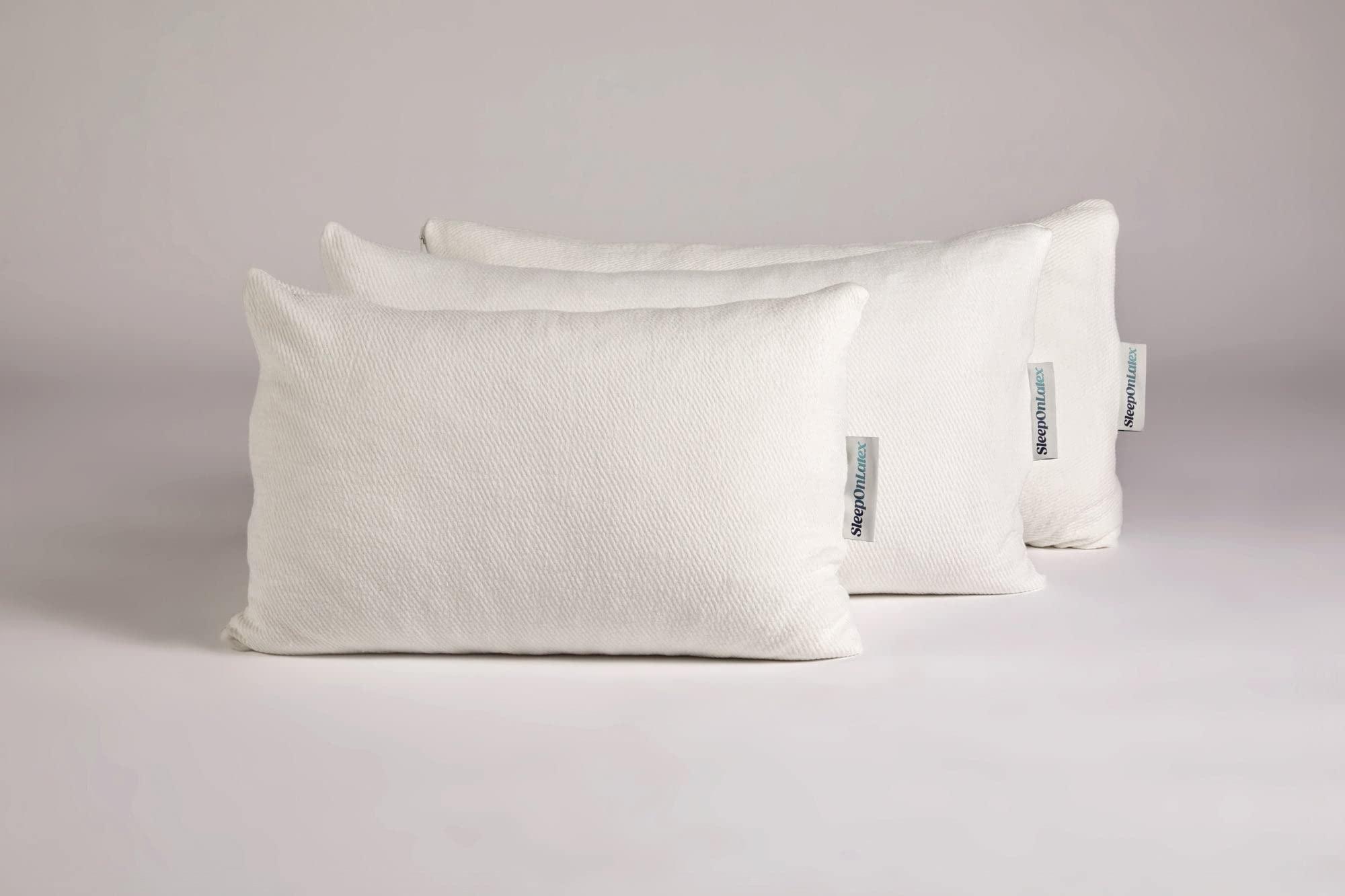 Sleep On Latex Natural Latex Shredded Foam Pillow - Standard Size - Set of 2
