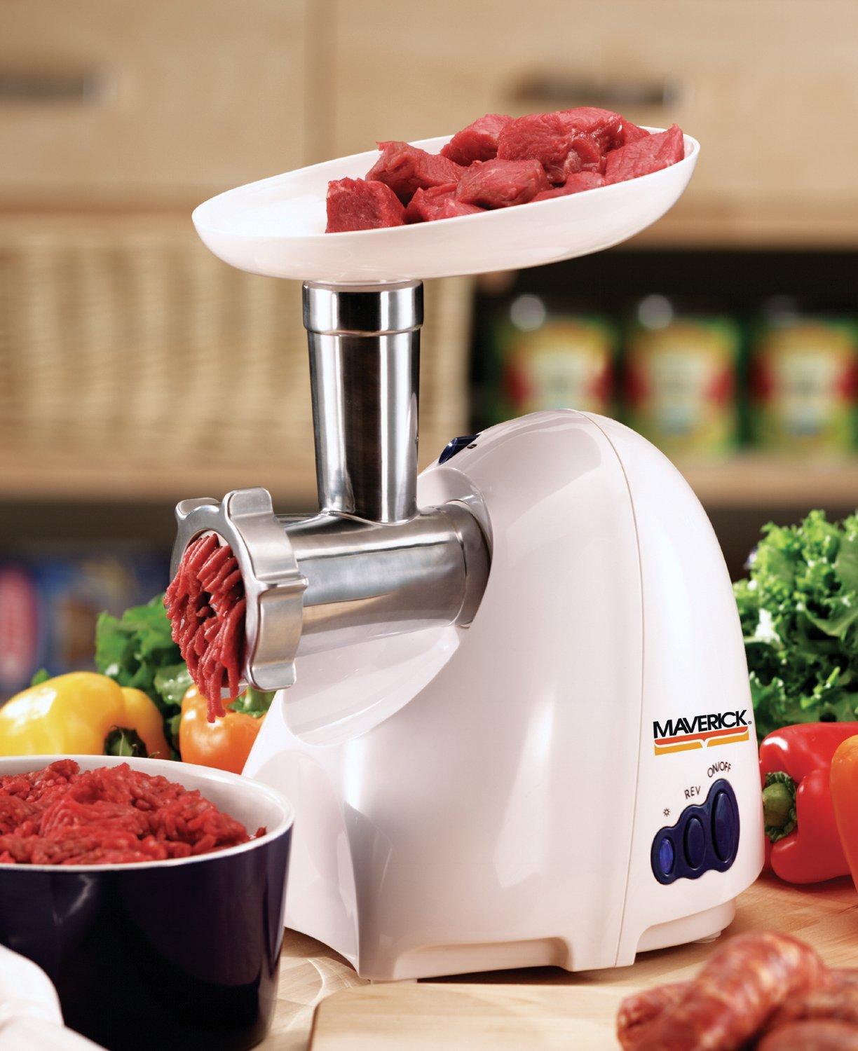 Maverick Maverick Mince Master 575-Watt Meat Grinder, White