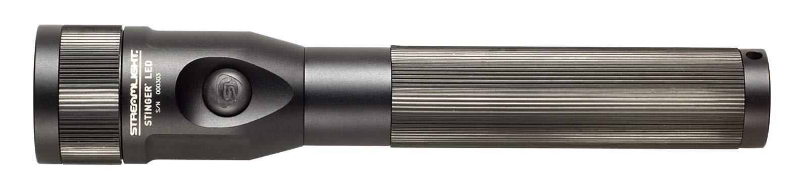 Streamlight Streamlight 75711 Stinger 425-Lumen LED Bright Rechargeable Handheld Flashlight with AC Charger, Black