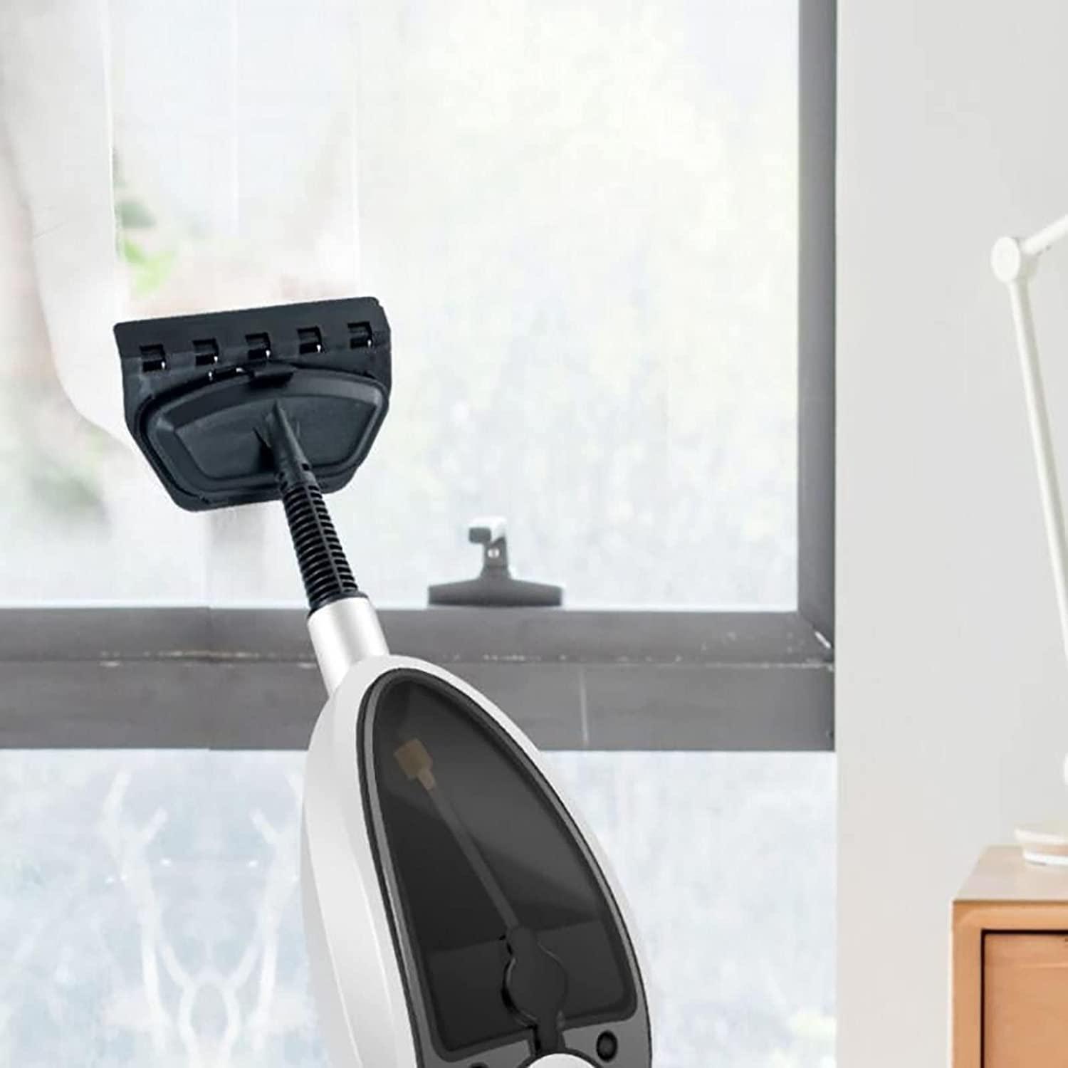 SMSOM SMSOM Steam Mop, Removable Handheld Steamer, Cleaner for Tile and Hardwood Floors, Multi-Function Hand-Held Mop for Hardwood Floor, Tile, Laminate, Carpet, Marble (White)