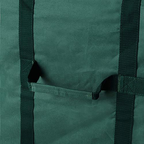 Elf Stor Elf Stor Heavy Duty Canvas Christmas Tree Storage Bag with Straps, fits up to 7.5 ft Tree, Green