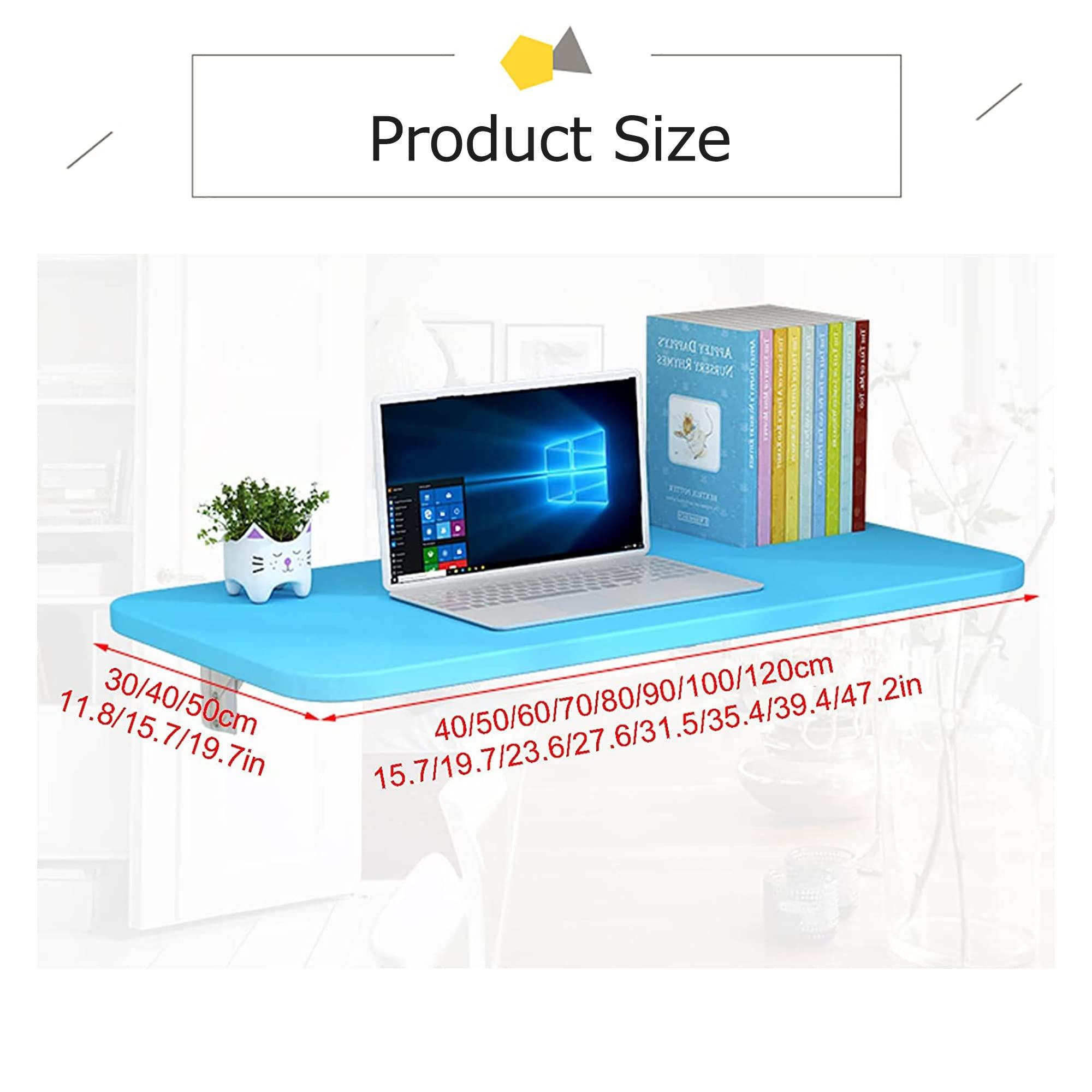 OVOGGPAN Laundry Folding Table, fold down table, Wall Mounted Folding Table, Folding Kitchen Table, laundry room folding station, Laundry Table Foldable With Bracket , Wall Shelf Computer Desks Workstations (