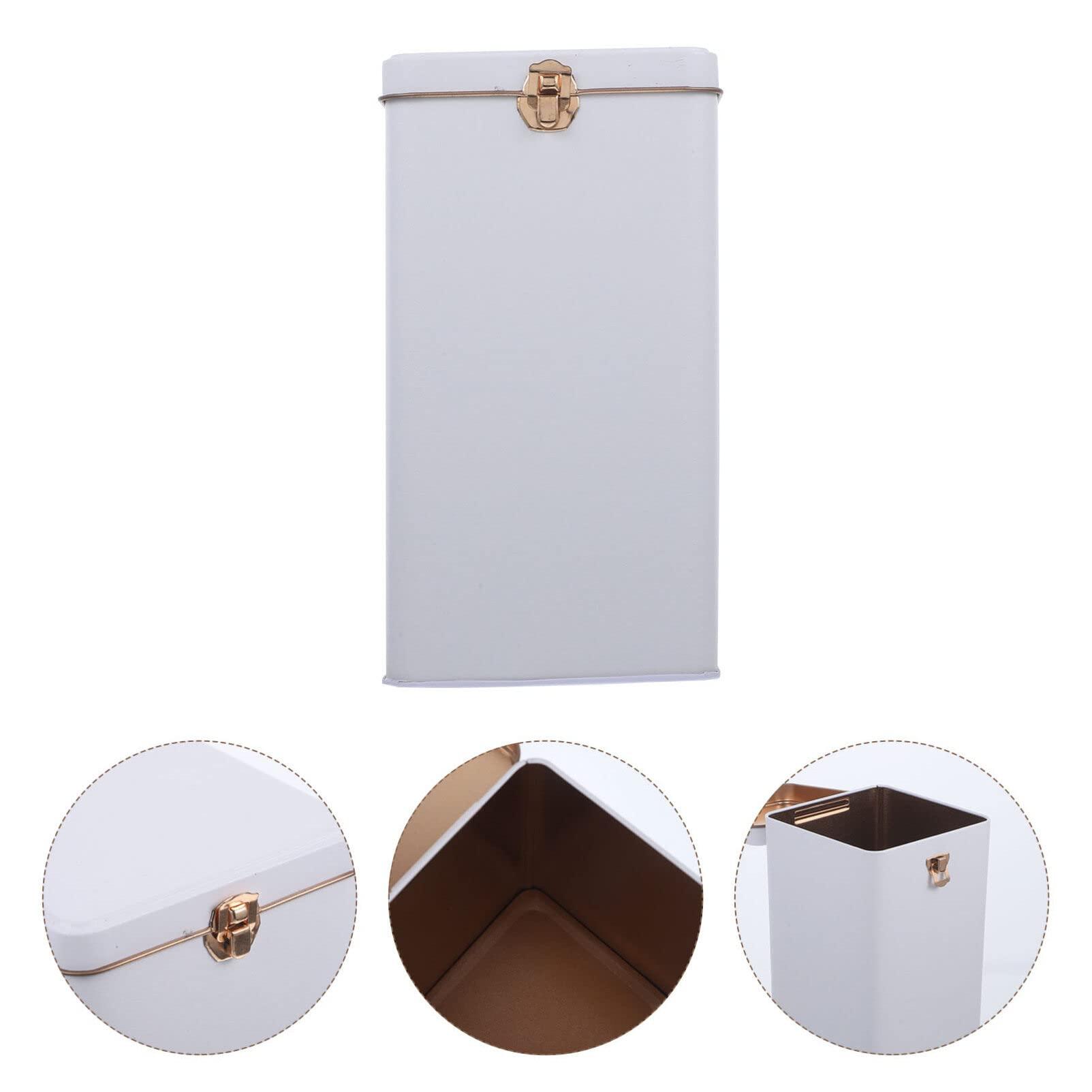 Zerodeko Tea Tea Storage Containers Tea Container Canister with Airtight Lids Tea Bag Storage Jar Food Storage Container Food Storage Jar Tea Tin Canister Tea Storage Canister