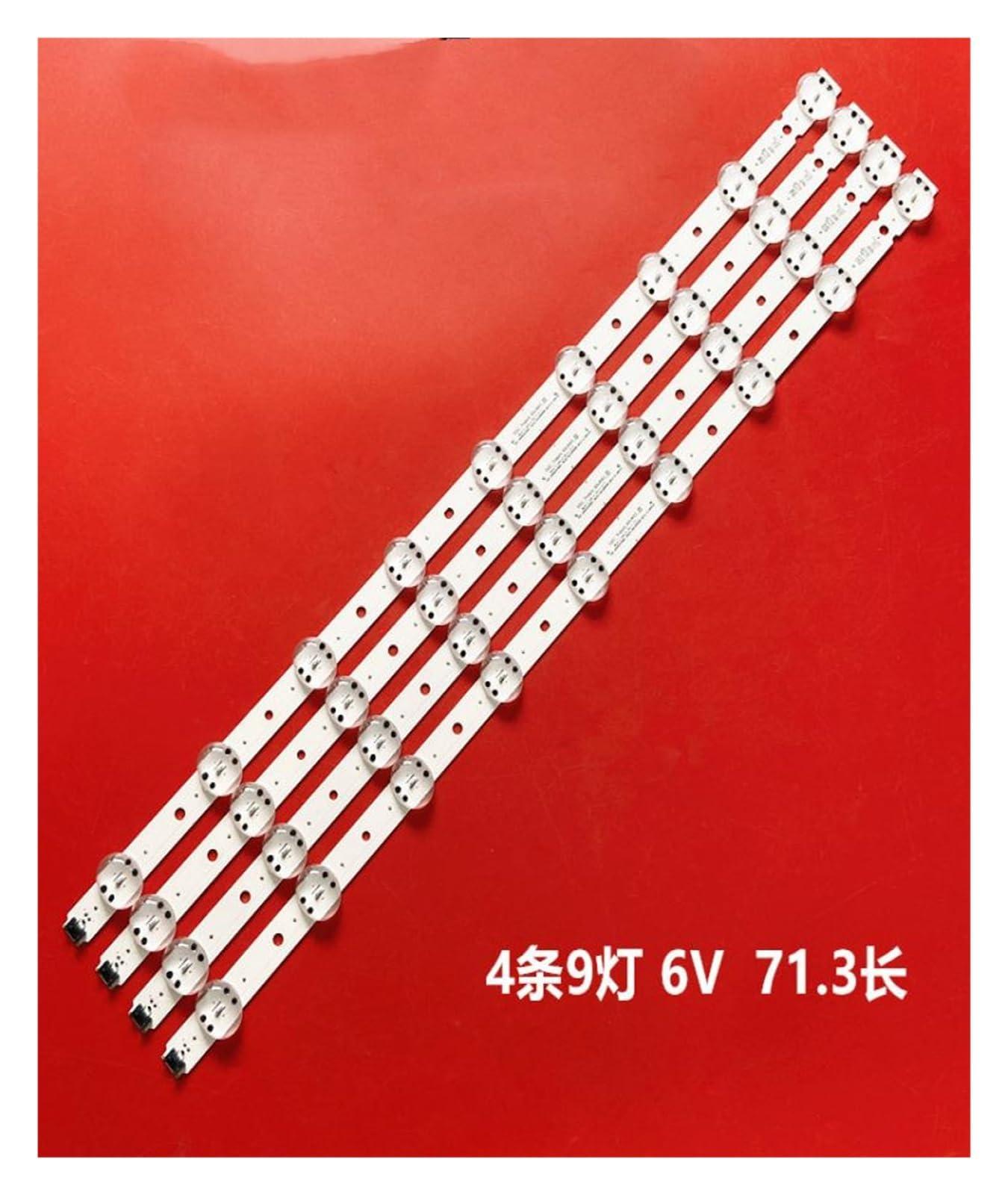 ARICCI ARICCI 4 PCS LED Strip Fit for LIG 65UK6300YVB 65UK6300 65UK6400 65UK6470PLC 65UK6400PLF 65UK6300PUE SSC_65UK63_9LED_SVL650A95 EAV64013801