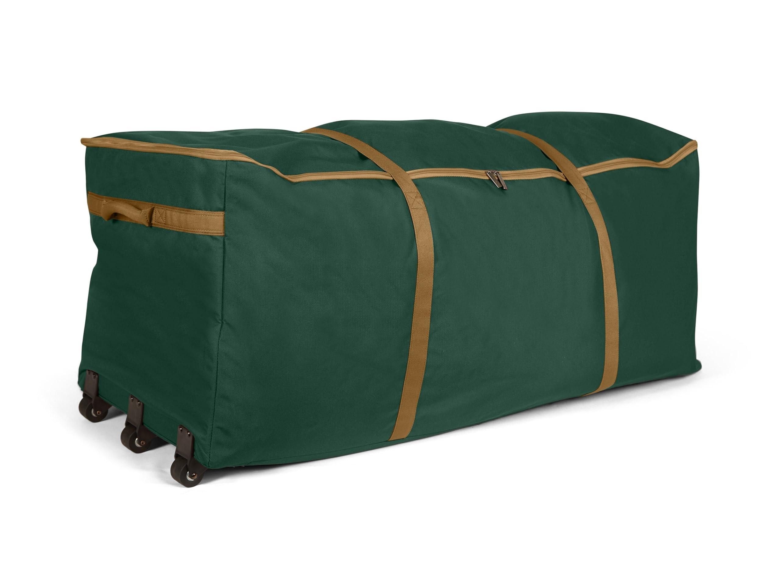 Covermates Covermates Keepsakes Christmas Tree Rolling Cinch Bag – Superior Protection, Padded Handles - Holiday Storage-Green