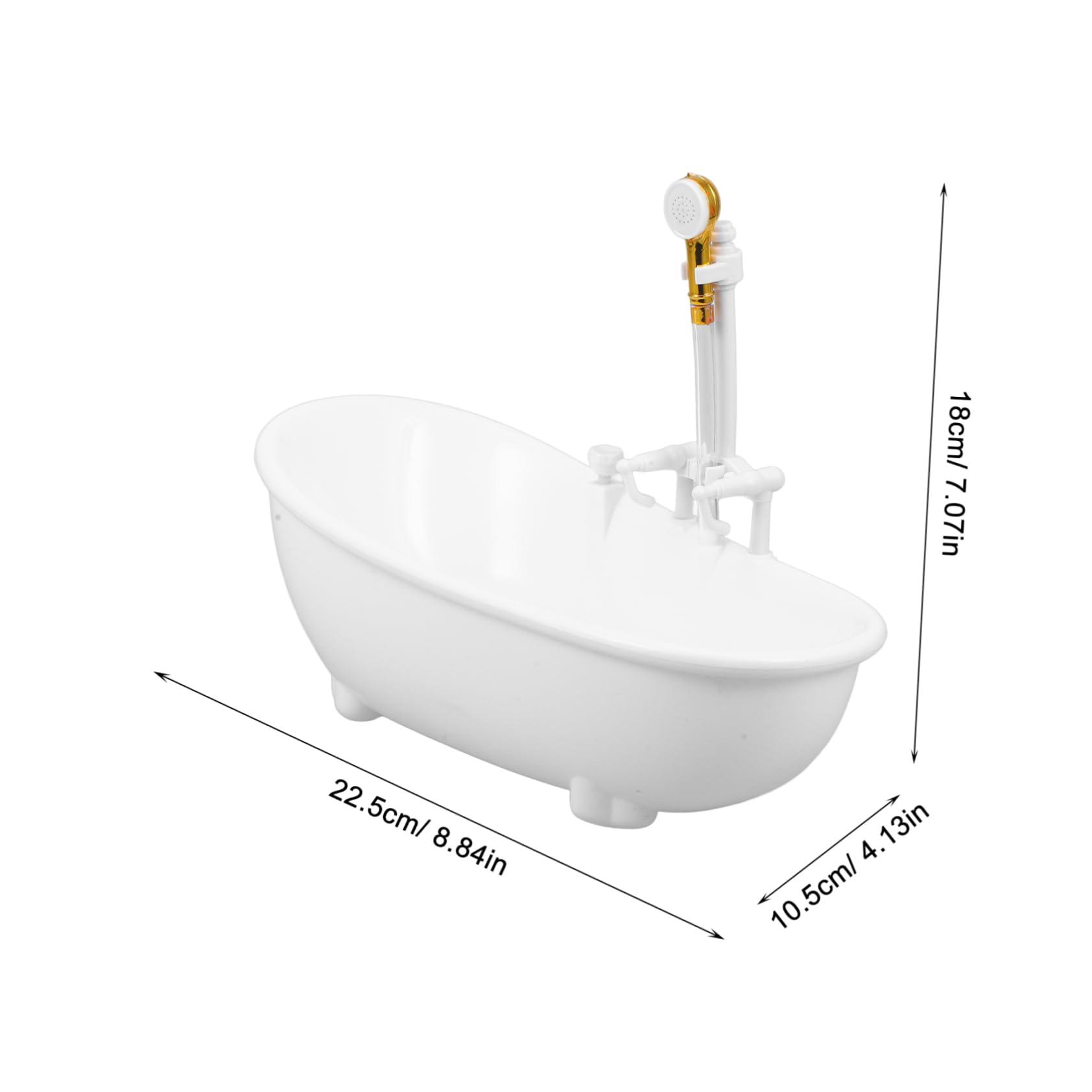 PRETYZOOM PRETYZOOM 2pcs Bathtub Cocktail Glass Tequila Cup Bathtub Shaped Container Creative Smoothie Cup Bar Drinks Container Cold Drink Cup Tubs Miniature Electric Bathtub Containers White Plastic