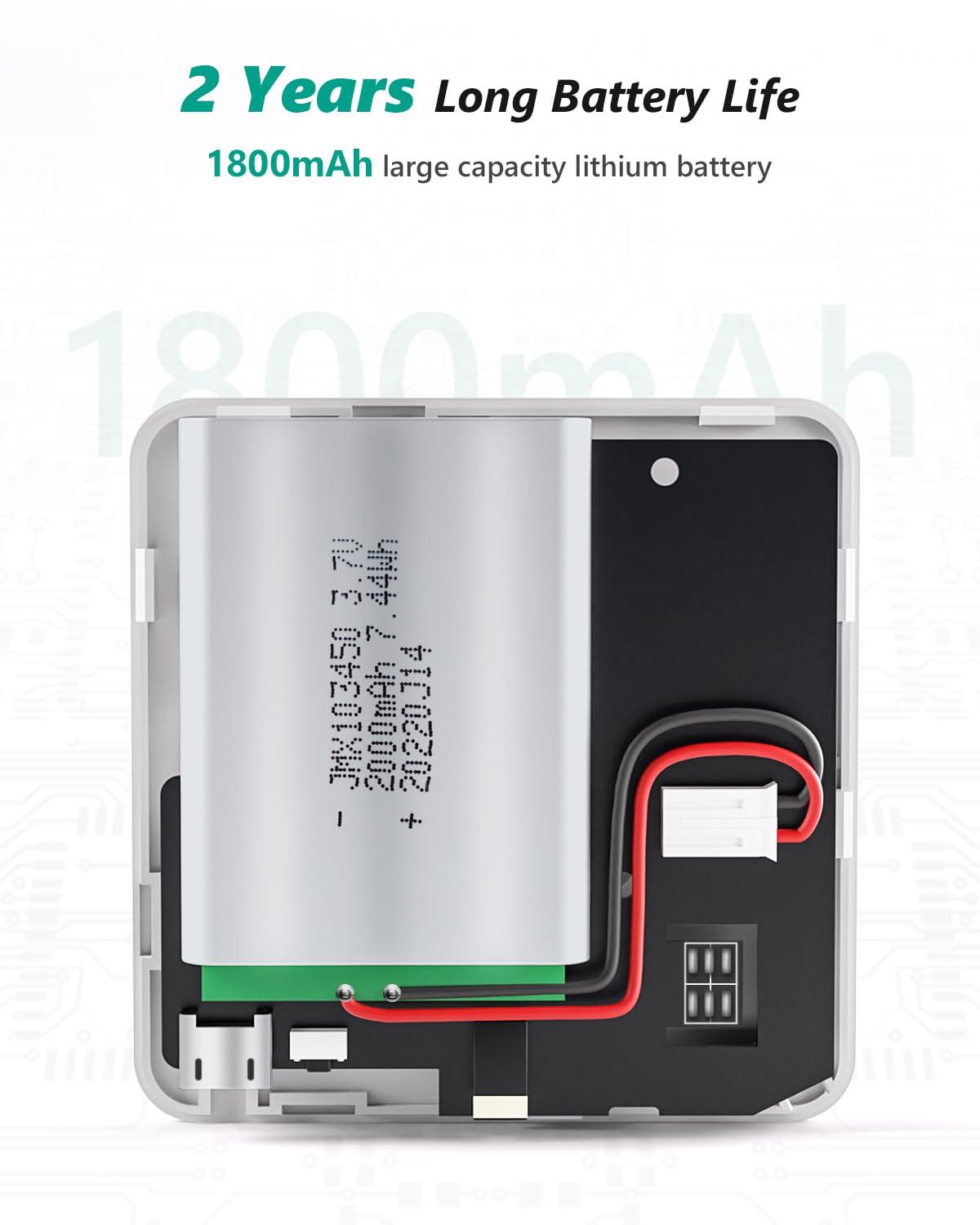 MOCREO MOCREO ST5 WiFi Freezer Thermometer Alarm, Email Alert, App Notification, Data Logging Export, No Subscription Fee, Remote Temperature Sensor for Refrigerator, Freezer, Hot Tub (2 Pack)