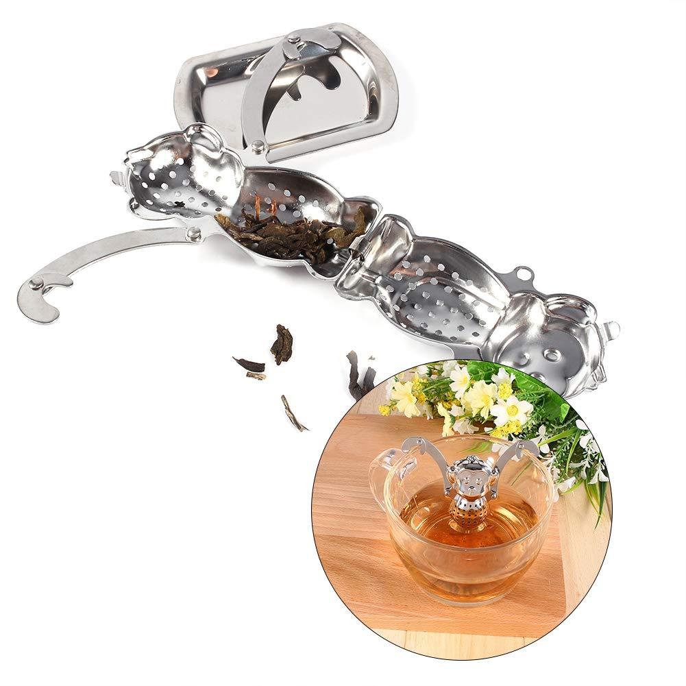 Enforose Monkey Tea Infuser,Stainless Steel Tea Steeper For Loose Tea,Funny Tea Strainer,Funny Tea Infuser,Safe and Cute Herb and Spice Infuser for Loose Leaf Tea Coffee Beans Seasonings and Spices