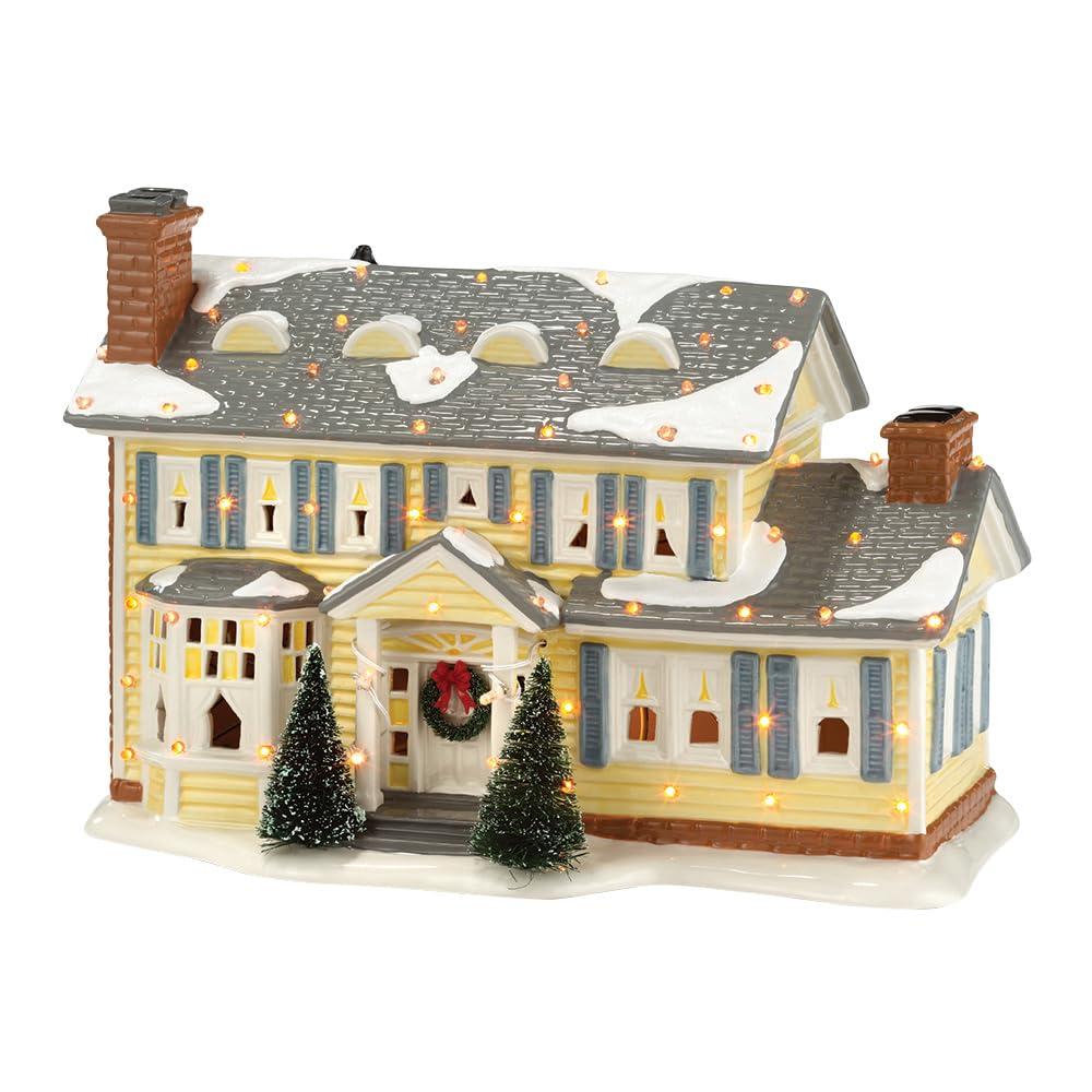 Department 56 Department 56 Snow Village National Lampoons Christmas Vacation the Griswold Holiday House Lit Building, 7.48 Inch, Multicolor