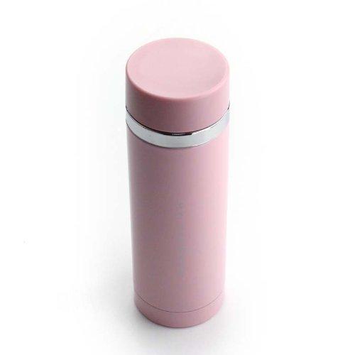 ?????(PEARL METAL) Pearl Metal H-6930 Water Bottle, 10.1 fl oz (300 ml), Direct Drinking Stainless Steel Mug, Pure Pink, Premium My Cafe Slim Direct