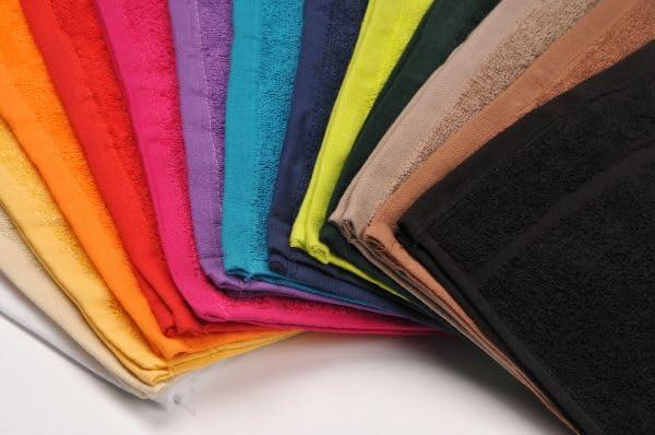 Pet-Jos Generic 4 pieces Personalised Bath Towel and Hand Towel with Name Beautifully Embroidered Name Custom Towel 4 Pack Cotton Towel Set Personalized Gift (Orange)