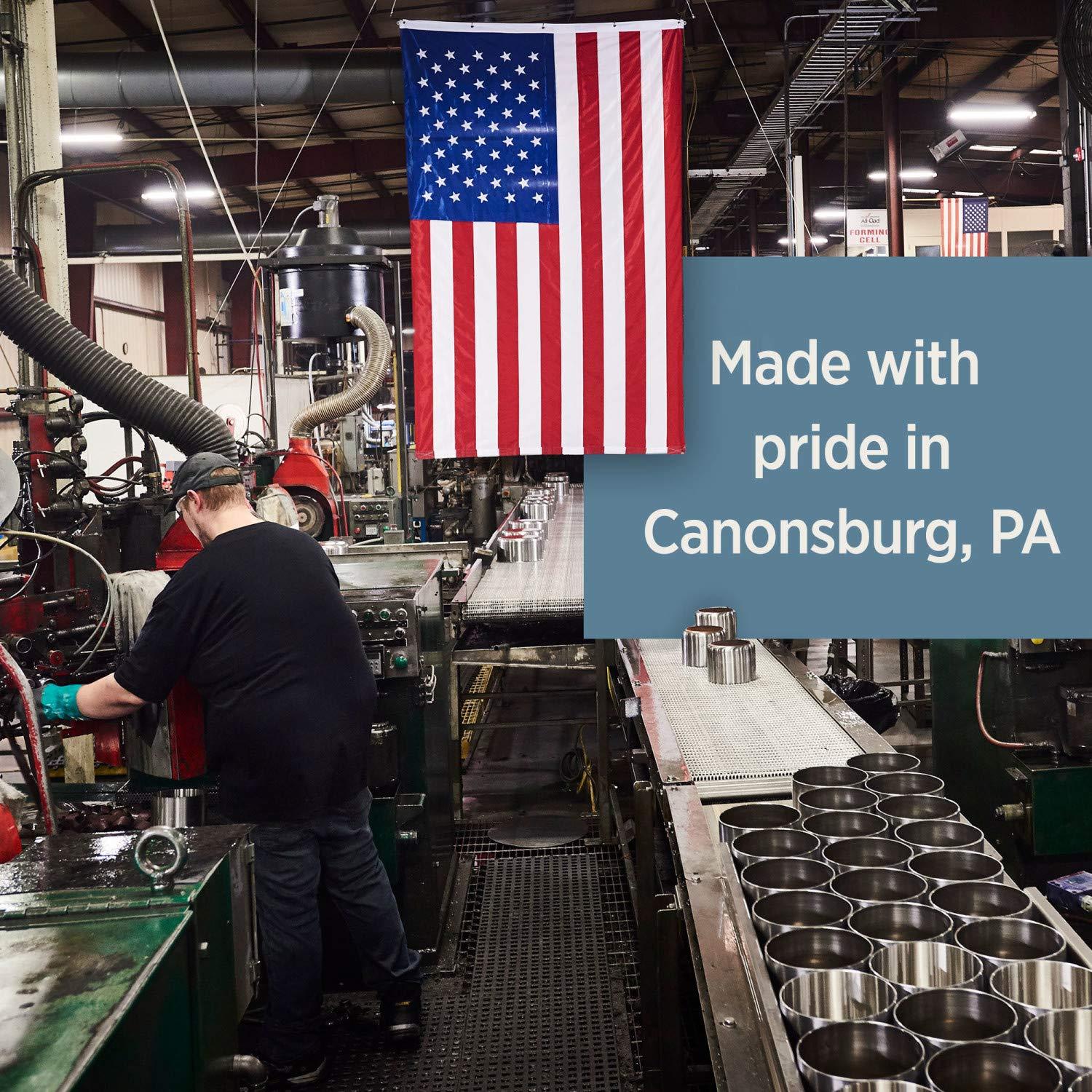 All-Clad All-Clad D3 3-Ply Stainless Steel Large Weeknight Fry Pan with Lid 4 Quart, Induction, Oven Broiler Safe 600F, Fast and Even Heat, Pots and Pans, Cooking Frying Pan, Skillet, Kitchen, Cookware, Silver