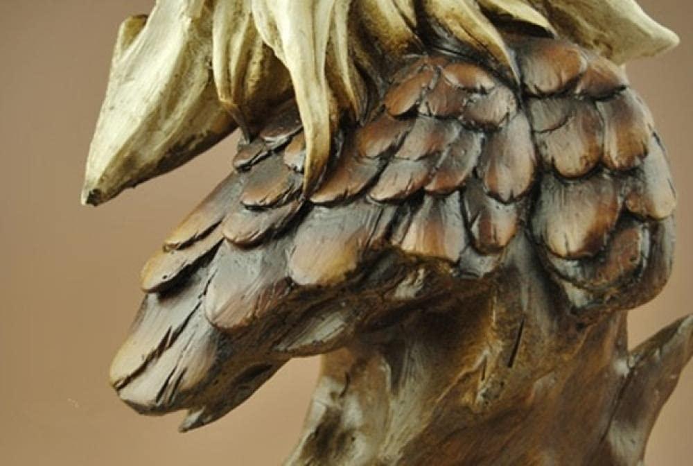 JDHF Christmas Ornaments Eagle Selling Imitation Wood Eagle Head Crafts Opened Business Housewarming Souvenir Resin Crafts Tat