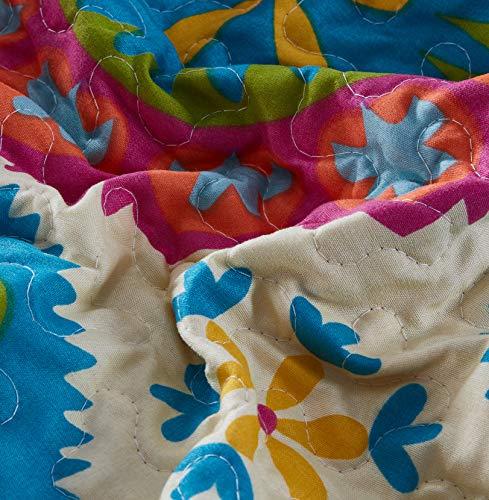 Virah Bella Virah Bella 2 Piece Full/Queen Lodge Quilt Bedding Set - Rustic Country Reversible Comforter Set with Decorative Pillow Shams - Suri