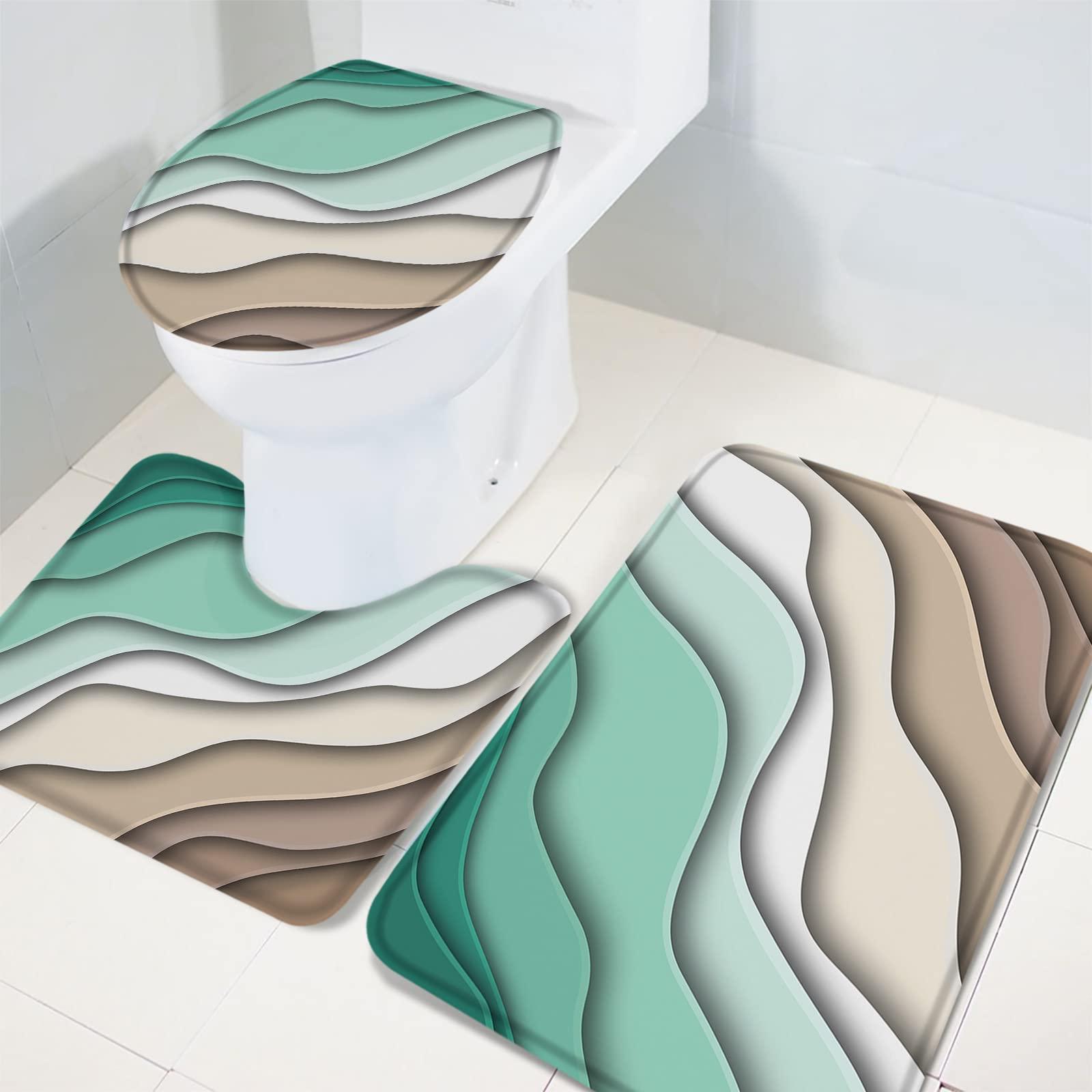 Dthllay Teal Blue Abstract Wall Art Blue Marble Canvas Art Blue Silver Abstract Picture Teal and Silver Wall Painting Abstract Teal Art Marble Navy Blue Grey and White Wall Art Bathroom 16x24inch No Frame