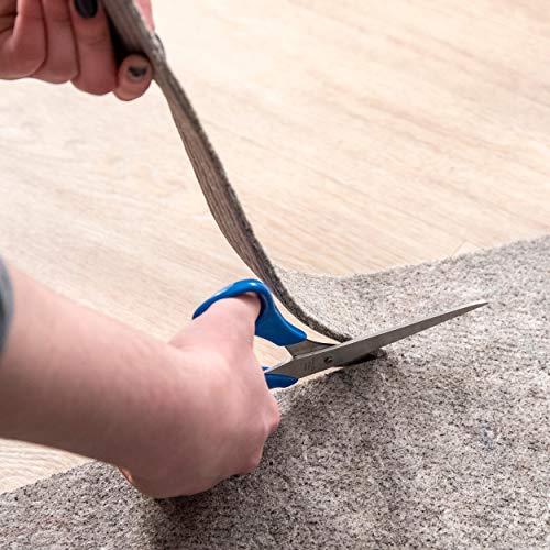 nuLOOM nuLOOM 6\' x 9\' Luxury Eco-Friendly Felt Rug Pad, 1/4\" Ultra Thick, Non-Slip Backing, Customizable Size, Hardwood, Carpet Tile, Vinyl, Linoleum, Made in USA, 100% Recycled Materials, Grey