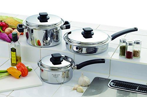 Vita Craft() Vitacraft 8548 Frying Pan, 10.6 inches (27 cm), Arizona with Recipes, Silver