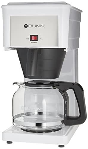BUNN BUNN GRW Velocity Brew 10-Cup Home Coffee Brewer, White