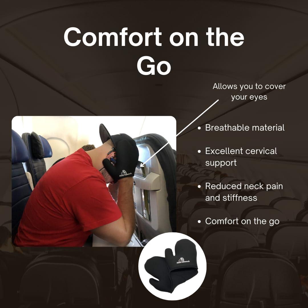 Head Hammock Head Hammock Advanced Travel Neck Pillow Alternative for Airplane, Compact Relaxing Cervical Headrest Modern Nap Accessory Travel Hammock