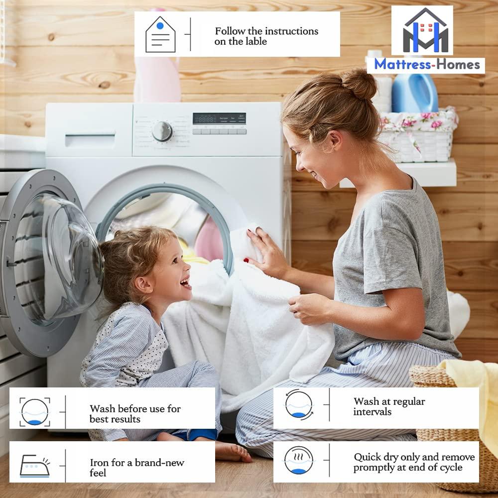 Mattress-Homes Mattress-Homes Top Split King Sheets Sets for Adjustable Bed Half Split Sheets 400 Tc Sheets 100% Cotton 34 Split Top Queen Size Sheet (Top Split Fitted Sheet) Light Blue