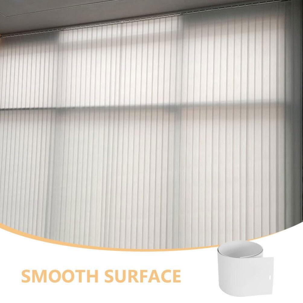 HOLIDYOYO HOLIDYOYO 10pcs Vertical Blinds Replacement Slats Window Blinds Slats for Sliding Door Window Parts Repair Kit White