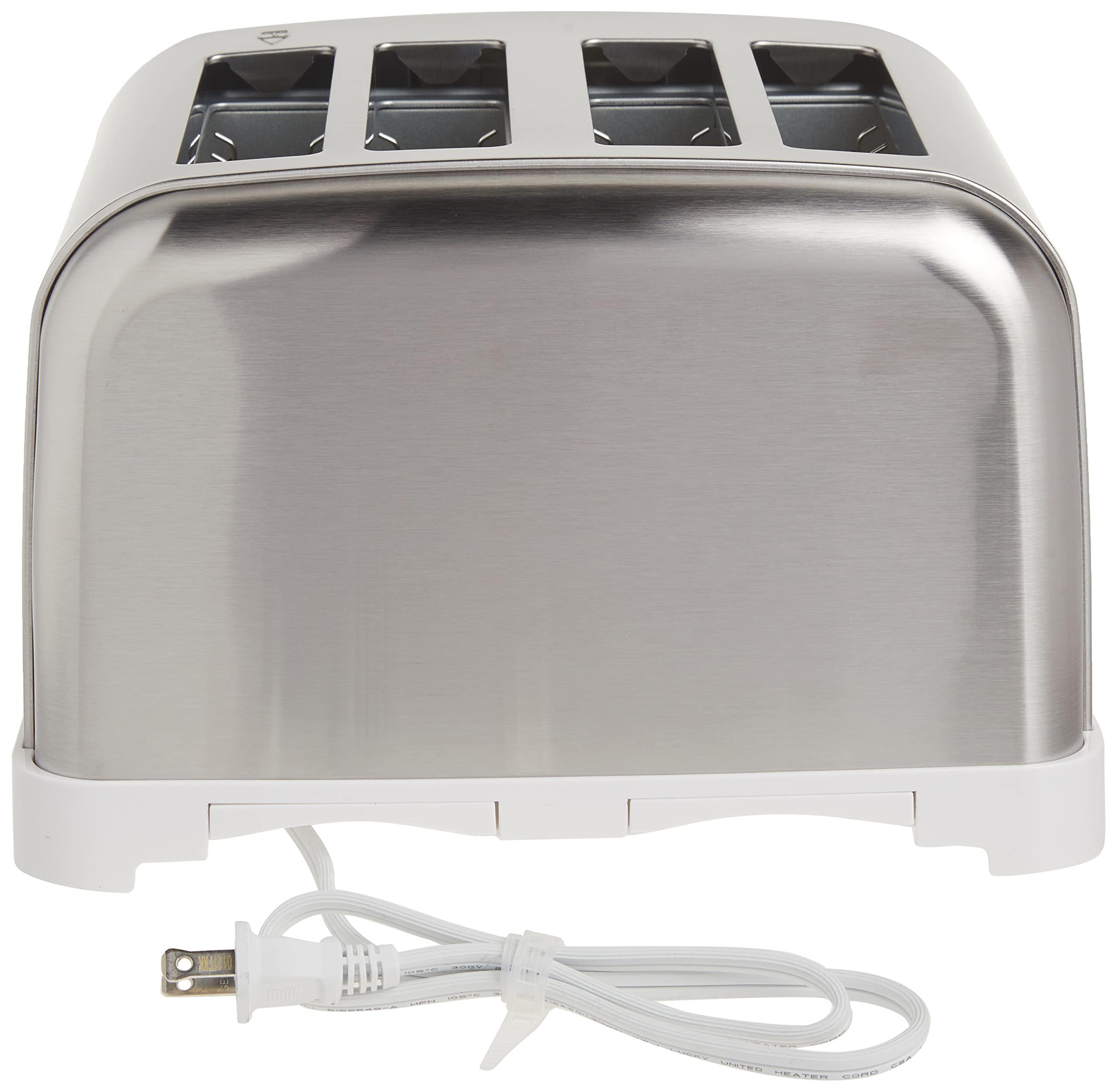 Cuisinart Cuisinart CPT-180WP1 4-Slice Metal Classic Toaster, White/Stainless Steel