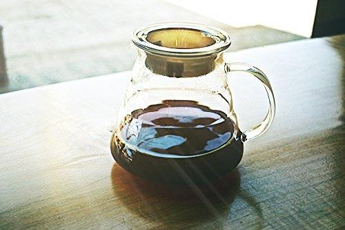 HIWARE Hiware 600ml Coffee Server, Standard Glass Coffee Carafe, Coffee Pot, Clear