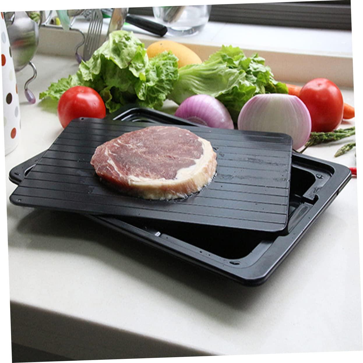 BRIGHTFUFU BRIGHTFUFU Quick Defrosting Tray for Meat Defrosting Tray for Food Aluminum Defrosting Board Kitchen Tools