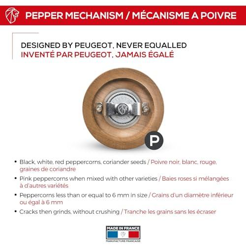 Peugeot Peugeot - Paris Antique Manual Pepper Mill - Adjustable Grinder - Beechwood, Antique, 8.5in
