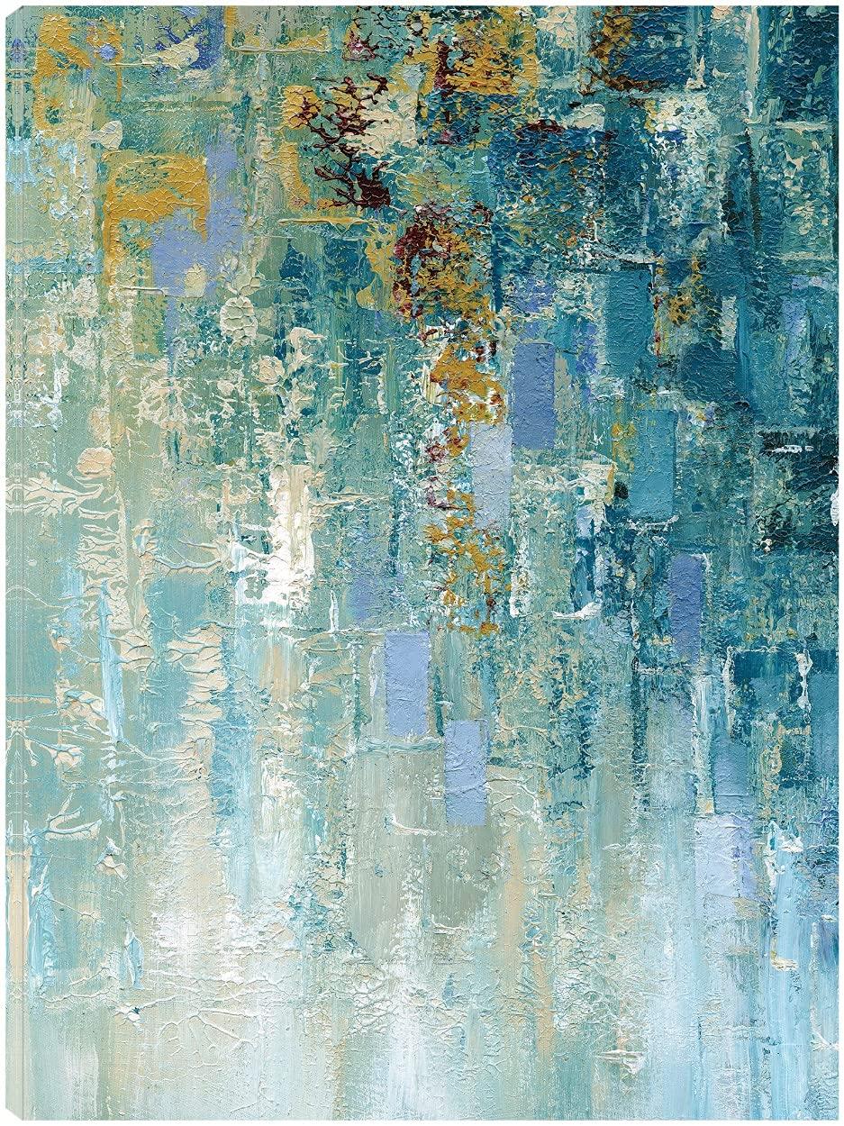 Fine Art Canvas Fine Art Canvas I Love the Rain Detail I Canvas Wall Decor by Artist Nan for Living Room, Bedroom, Bathroom, Kitchen, Office, Bar, Dining & Guest Room - Ready to Hang - 35 in x 46 in