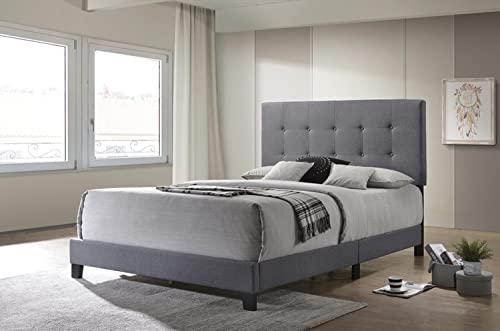 Coaster Home Furnishings Coaster Home Furnishings Mapes Tufted Upholstered Bed Grey, Twin