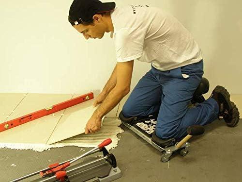 RUBI RUBI | Ergonomic Seat SR-1 | Ideal for Tiles, Parquet, Cleaning and Other Coating Operations | Replaceable Ergonomic Knee Pads
