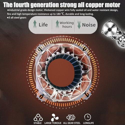 Fablestoryem Electric Oil Press Machine,Cold Hot Press All Stainless Steel Oil Extractor,820W Food Grade Automatic Oil Extractor for Commercial Home,Peanut Sesame Canola Coconut Sunflower Seeds,110V