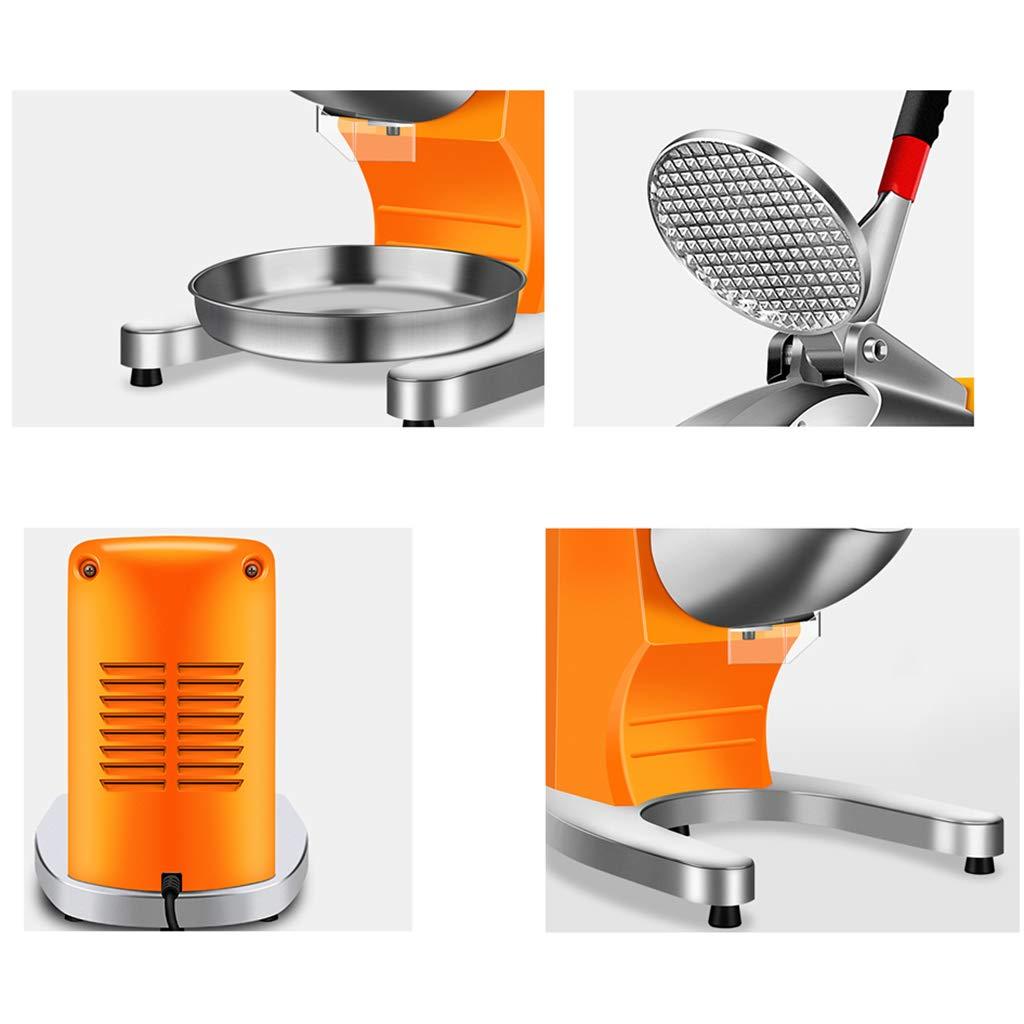 Ice crusher Ice Crusher, Electric Ice Shaver Machine, Non-Slip Pads, 95Kg/Hour, Ice Shaver Snow Cone Maker for Ice Cream, Cold Drinks, Fruit Dessert, for Household & Commercial Use