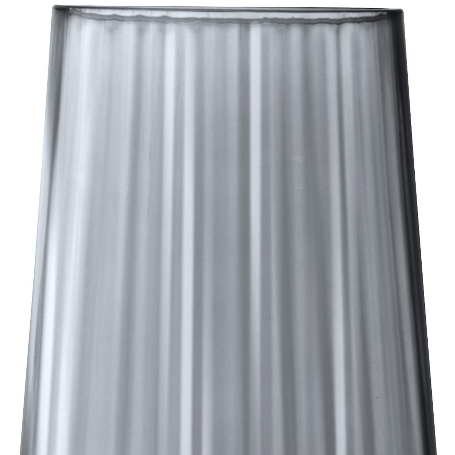 LSA International LSA International Zinc Vases, H36cm, Amber/Orange