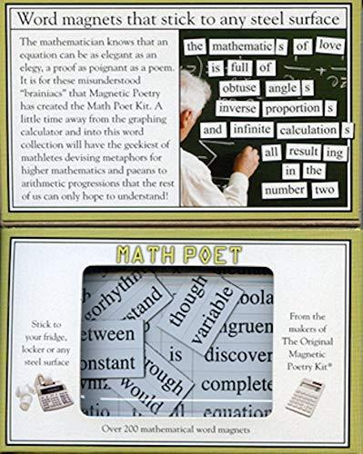 Magnetic Poetry Magnetic Poetry - Math Poet Kit - Words for Refrigerator - Write Poems and Letters on the Fridge - Made in the USA