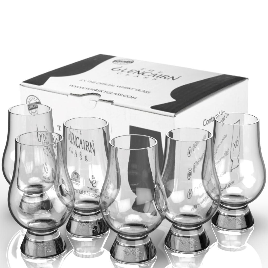 GLENCAIRN Glencairn Crystal Whiskey Glass, Set of 6, Clear, 6 Pack