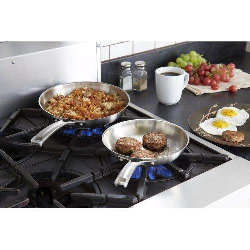 Calphalon Calphalon Classic Stainless Steel Cookware, Fry Pan, 2-piece