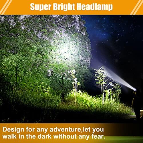 Hunting friends Hunting friends High Lumens Superbright LED Mining Light KL4M(A).Plus Miner Cap Lamp Waterproof Underground Headlamp Hard Hat Headlamp