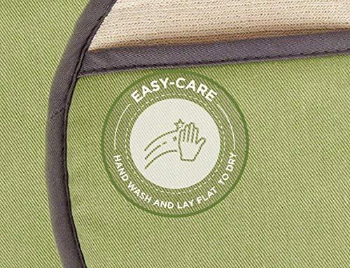 Cuisinart Cuisinart Silicone Oval Pot Holders and Oven Mitts - Heat Resistant, Handle Hot Oven/Cooking Items Safely - Soft Insulated Pockets, Non-Slip Grip and Convenient Hanging Loop - Green, 2pk