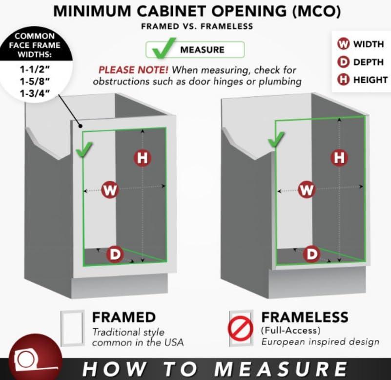 Kitchen Inventions Lemans II Set 2-Shelf Lazy Susan with Soft-Close for Blind Base Corner Cabinets, Chrome and White (884 sq. Model 50, Tray Size: 18", Swings Left)