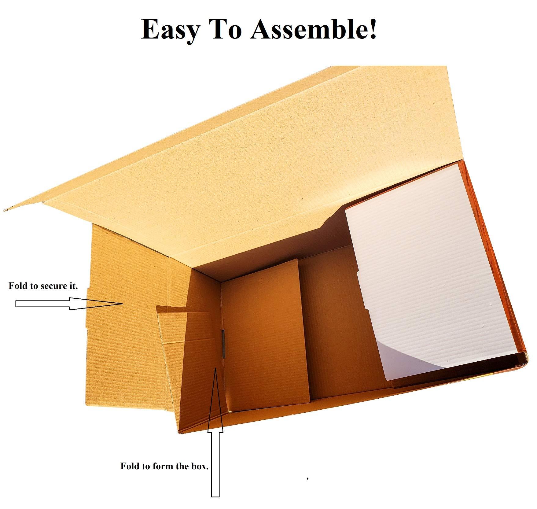 Zugar Land Zugar Land Huge Wood Looking Treasure Chest Box (16 inches x 9 inches) Cardboard. Brown and Gold. Easy to Assemble. Perfect Prop for your Pirate Themed Birthday Party!