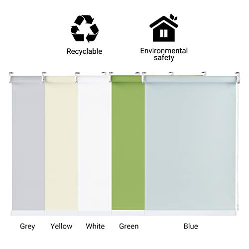 Didoya Didoya Outdoor Roller Shades,100% Blackout UV Protection Window Blinds for Patio,Doors,Windows,UV Protection Fabric,Easy to Install,85" W x 84" H,Apricot