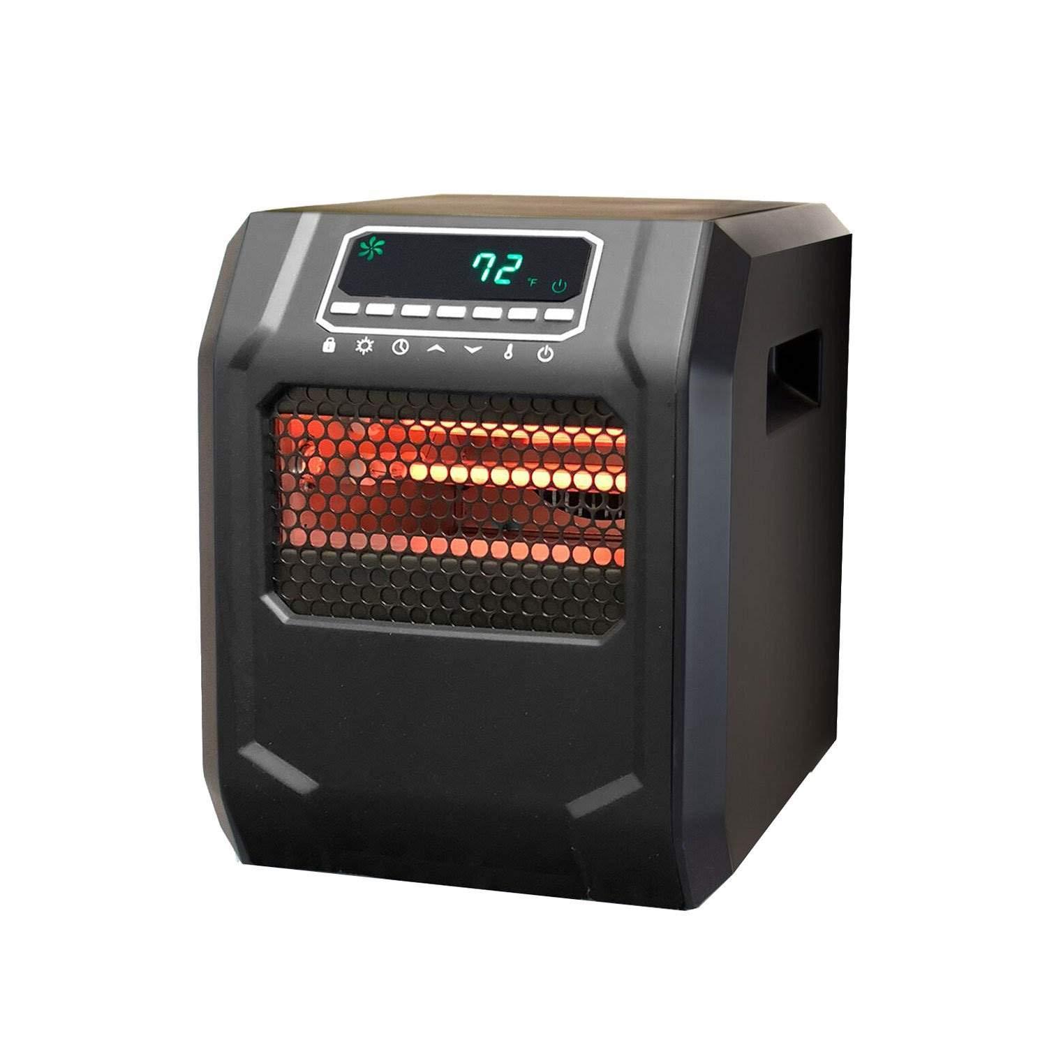 LIFESMART GLOBAL Lifesmart 4-Element Quartz Infrared Electric Large Room Space Heater (4 Pack)